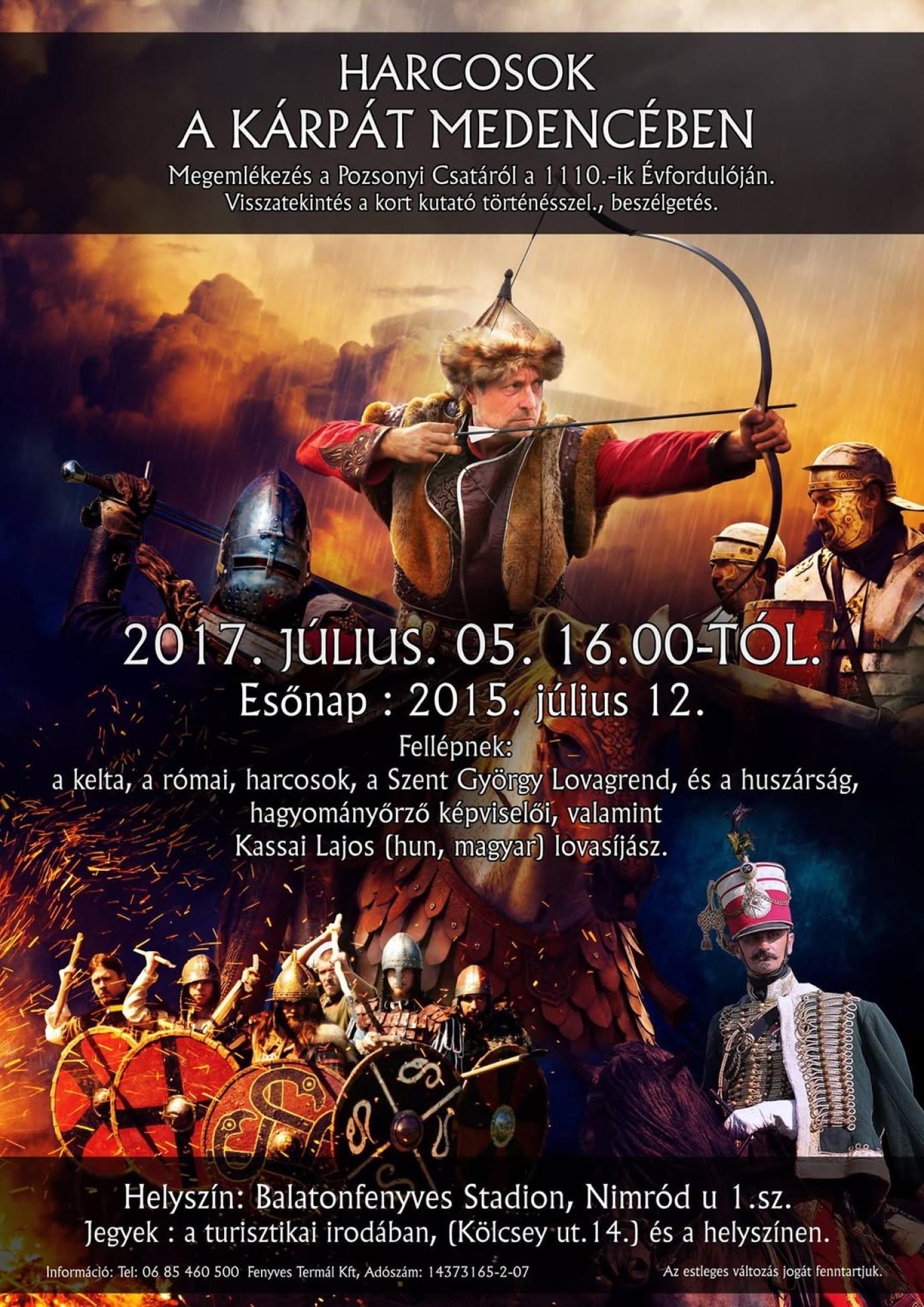 Harcosok a kárpát medencében plakát